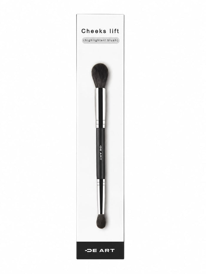 DE ART - Cheeks Lift Double-Ended Highlighter & Blush Brush