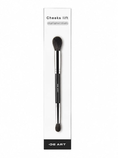 DE ART - Cheeks Lift Double-Ended Highlighter & Blush Brush