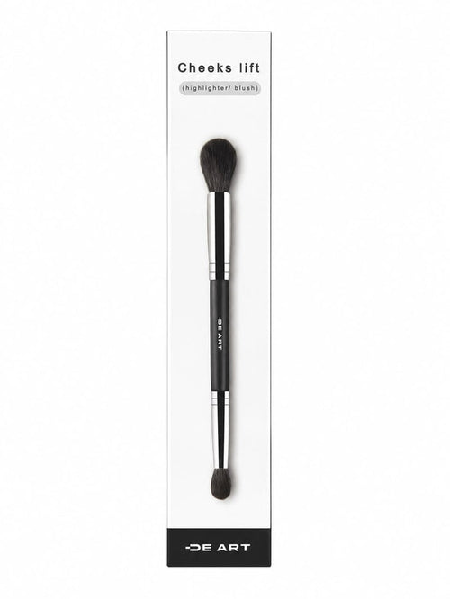DE ART - Cheeks Lift Double-Ended Highlighter & Blush Brush
