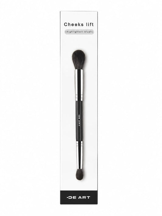 DE ART - Cheeks Lift Double-Ended Highlighter & Blush Brush