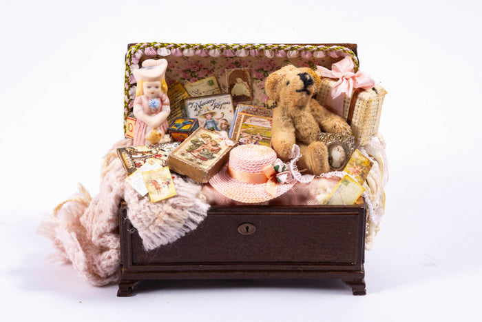 Decorated Child's Trunk - Artisan Made
