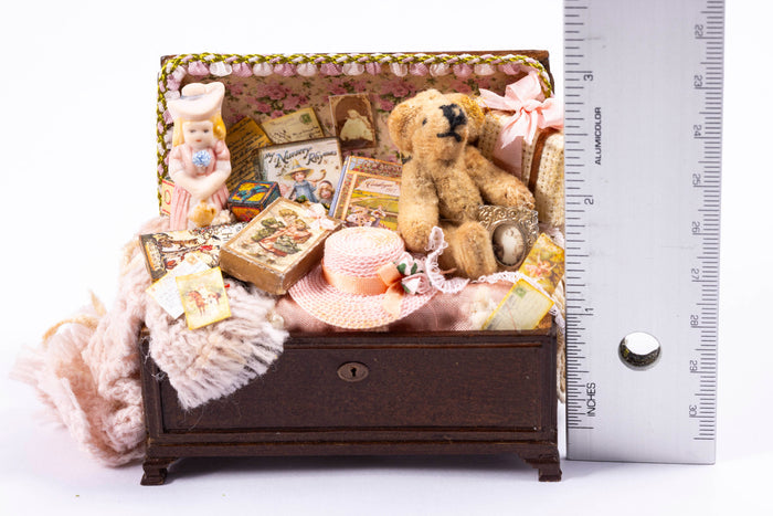 Decorated Child's Trunk - Artisan Made