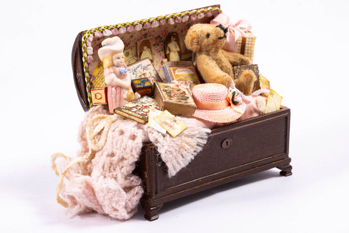 Decorated Child's Trunk - Artisan Made