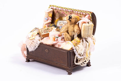 Decorated Child's Trunk - Artisan Made