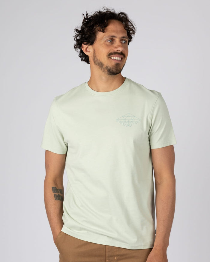 Dimensions Mens Short Sleeve T-Shirt in Light Green
