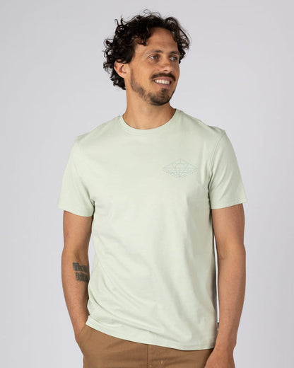 Dimensions Mens Short Sleeve T-Shirt in Light Green