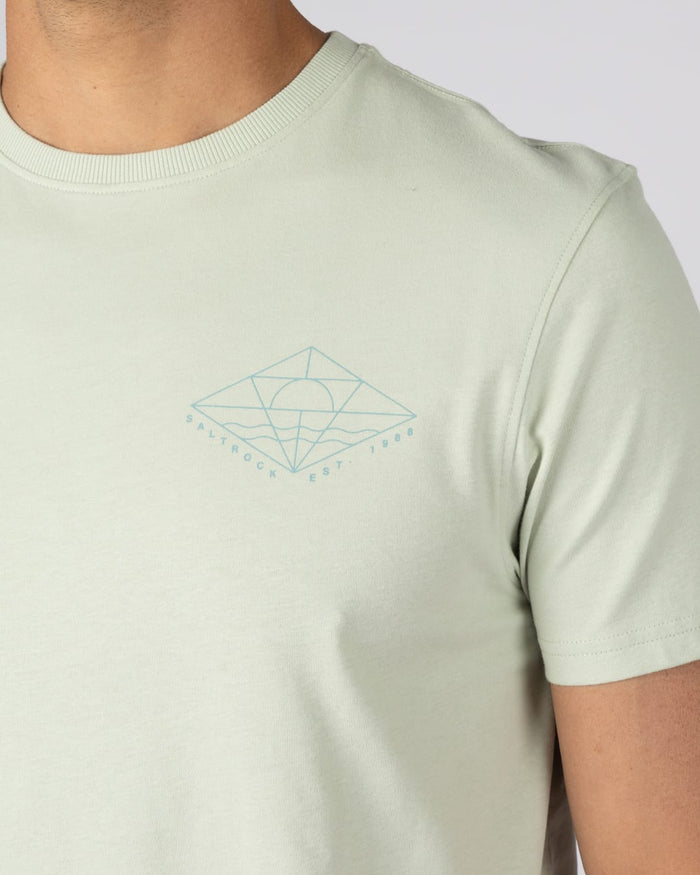 Dimensions Mens Short Sleeve T-Shirt in Light Green