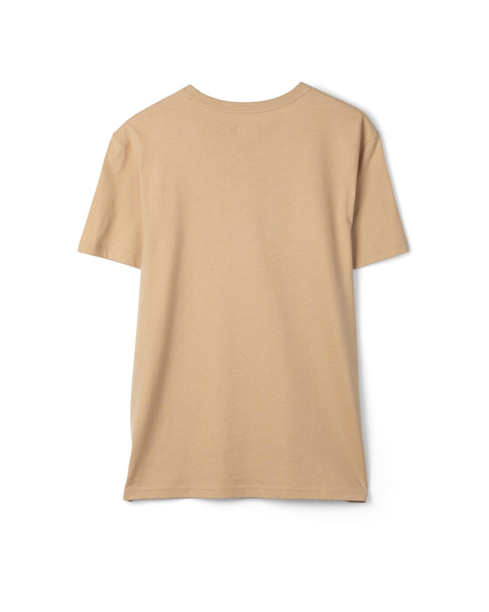 Dive Mens Short Sleeve T-Shirt in Beige