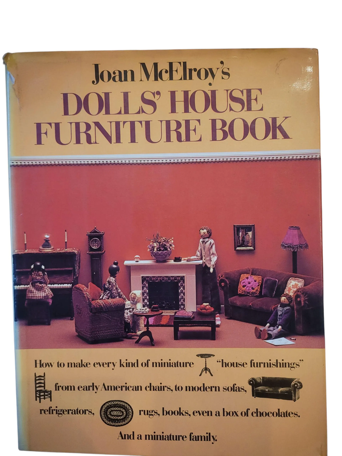 Dolls' House Furniture Book by Joan McElroy — Gently Used Hardcover Book