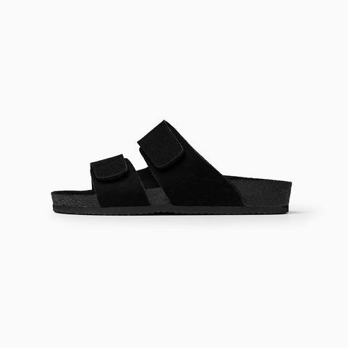 Double Strap Sandal | Black