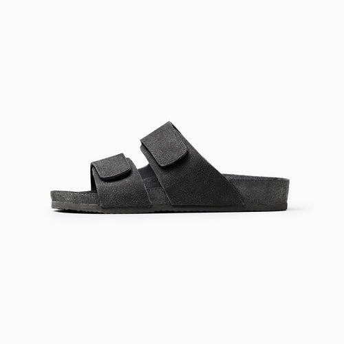Double Strap Sandal | Dark Grey