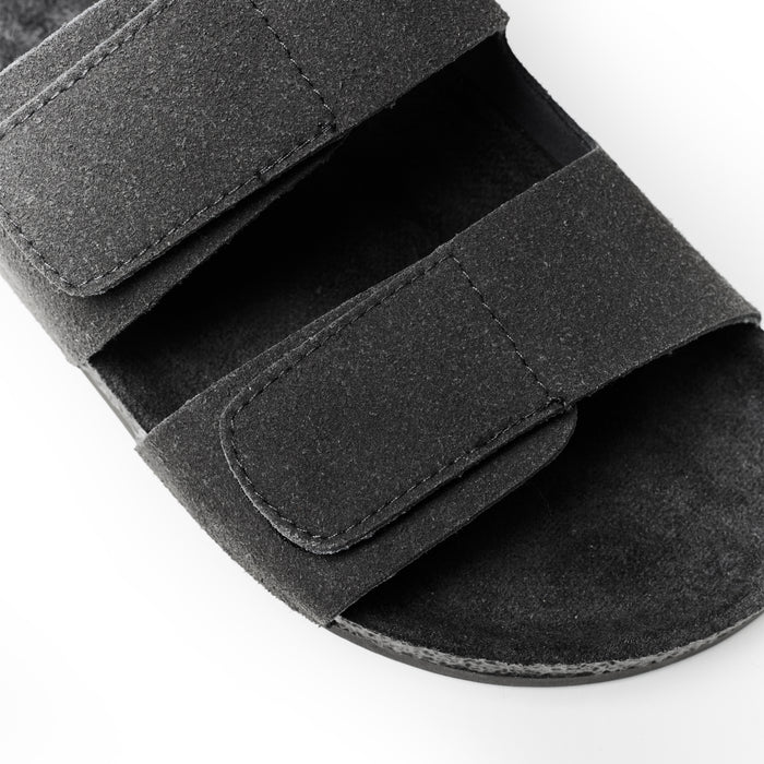 Double Strap Sandal | Dark Grey