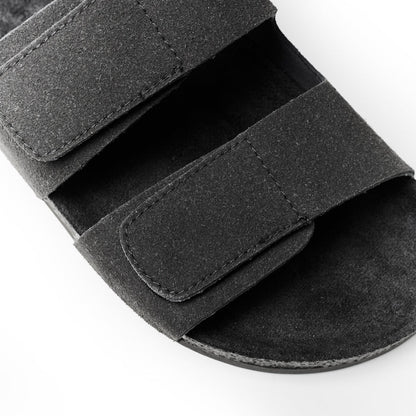 Double Strap Sandal | Dark Grey