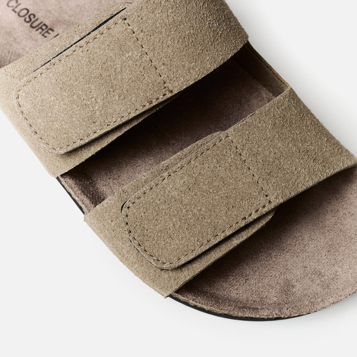 Double Strap Sandal | Stone