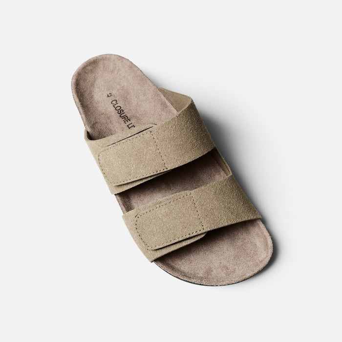 Double Strap Sandal | Stone