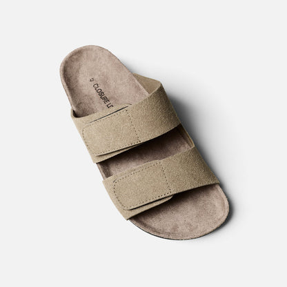 Double Strap Sandal | Stone