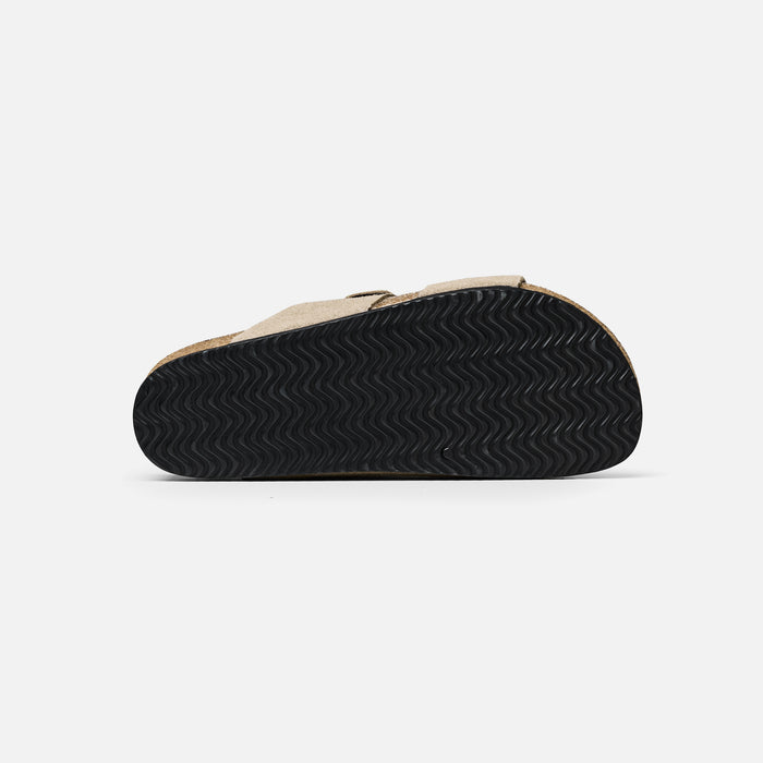 Double Strap Sandal | Stone