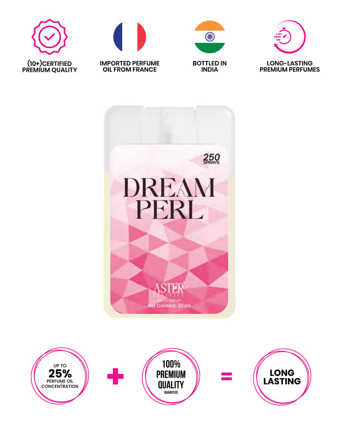 Dream Perl Pocket Perfume for Woman 20ml bottle