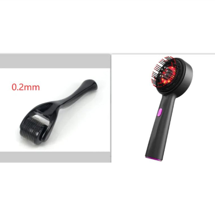 Electric Massage Comb Home Scalp Drain Comb Red Light Anti-slip Hair Care Multi-functional Massage Comb - view 3