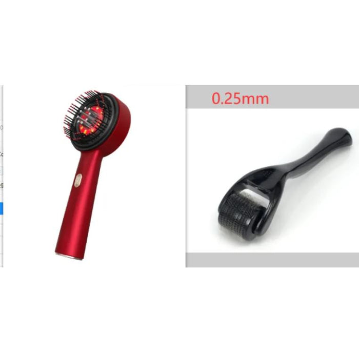 Electric Massage Comb Home Scalp Drain Comb Red Light Anti-slip Hair Care Multi-functional Massage Comb - view 4