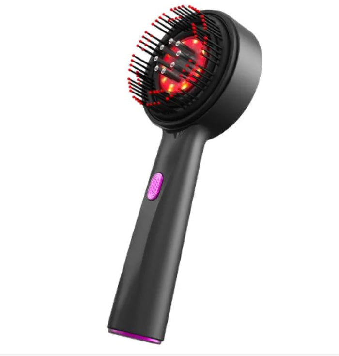 Electric Massage Comb Home Scalp Drain Comb Red Light Anti-slip Hair Care Multi-functional Massage Comb - view 5
