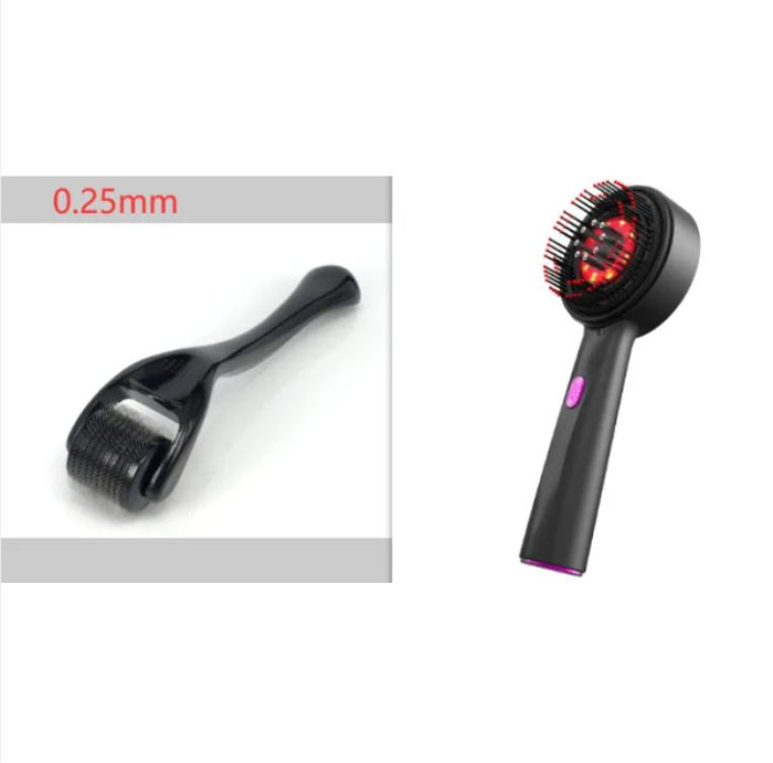Electric Massage Comb Home Scalp Drain Comb Red Light Anti-slip Hair Care Multi-functional Massage Comb - view 7