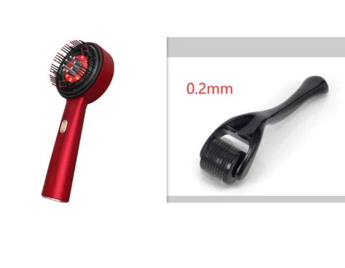 Electric Massage Comb Home Scalp Drain Comb Red Light Anti-slip Hair Care Multi-functional Massage Comb - view 8