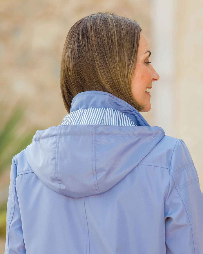 Elena Lavender Showerproof Coat - Image 3 - Country Collection