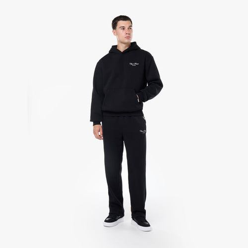 Embroidered Signature Tracksuit | Black