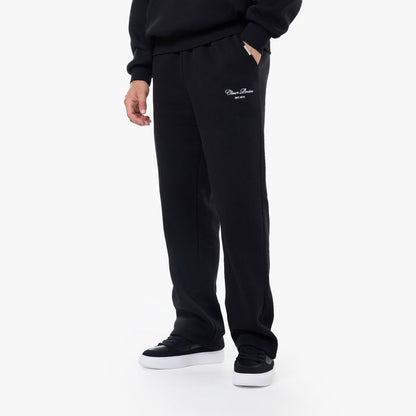 Embroidered Signature Tracksuit | Black