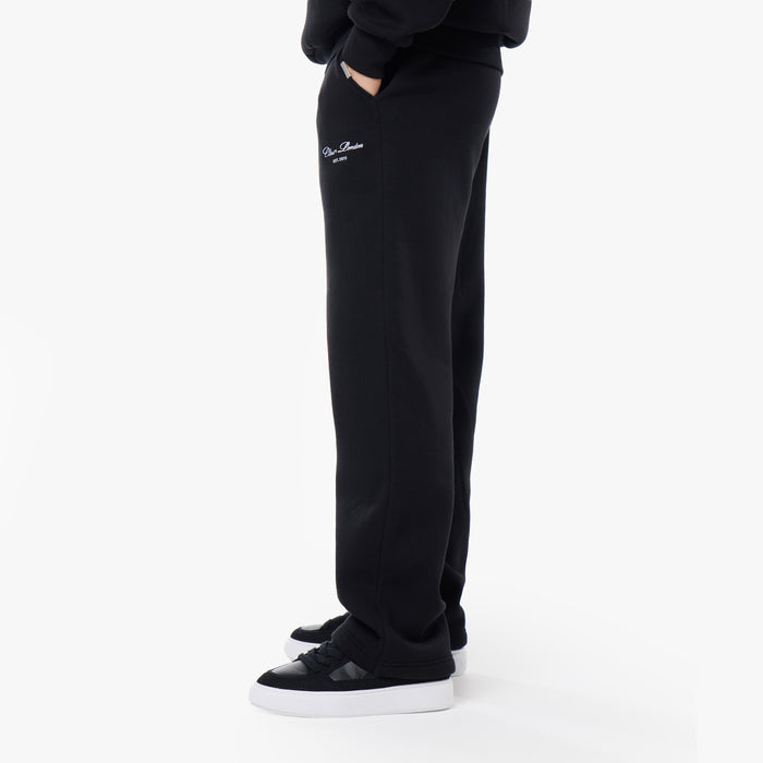 Embroidered Signature Tracksuit | Black