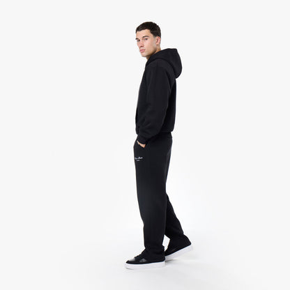 Embroidered Signature Tracksuit | Black