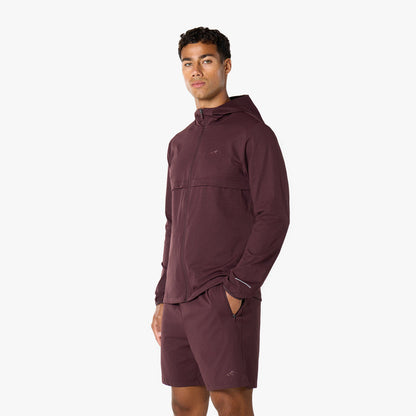 Endurance FZ Hoodie | Burgundy