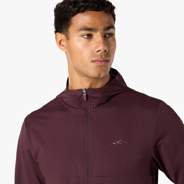 Endurance FZ Hoodie | Burgundy