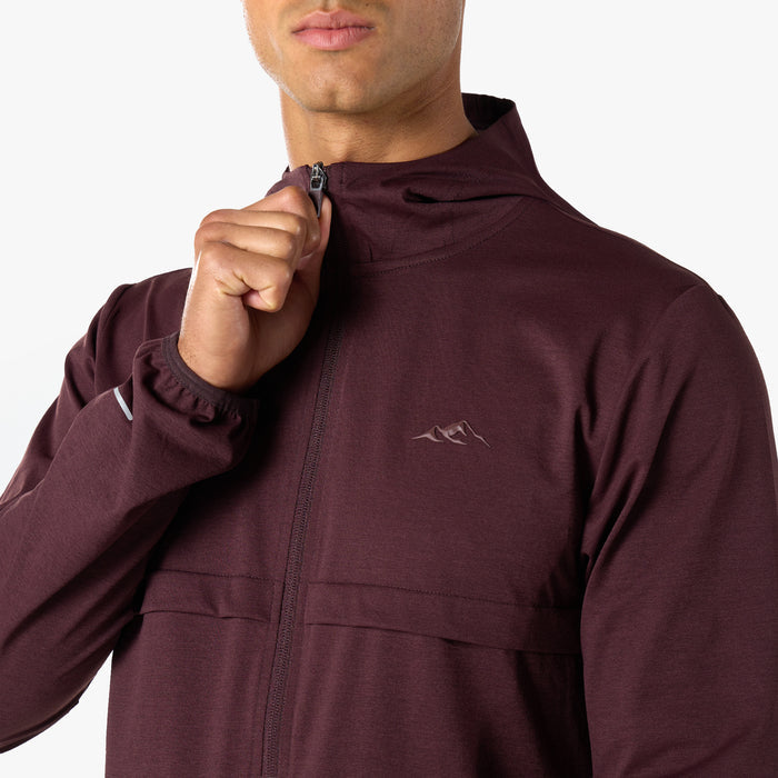 Endurance FZ Hoodie | Burgundy