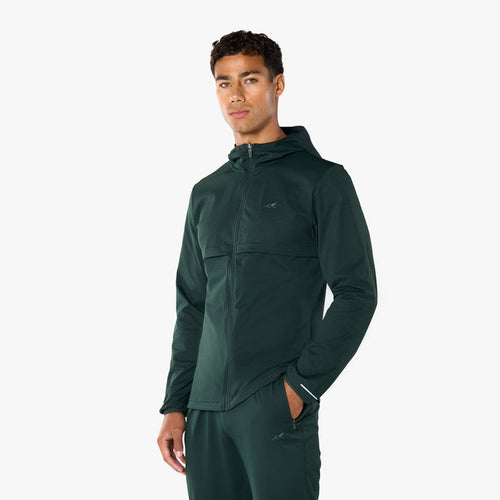 Endurance FZ Hoodie  |  Forest Green
