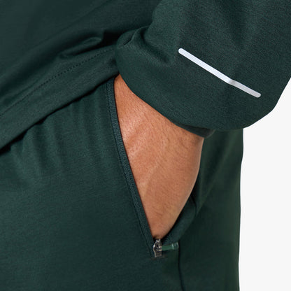 Endurance FZ Hoodie  |  Forest Green