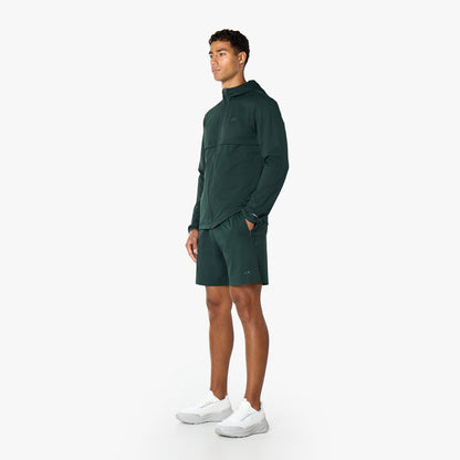 Endurance FZ Hoodie  |  Forest Green