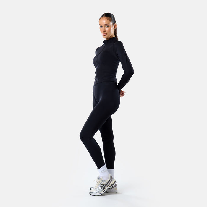 Enhance Seamless Full Zip | Black