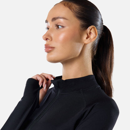 Enhance Seamless Full Zip | Black