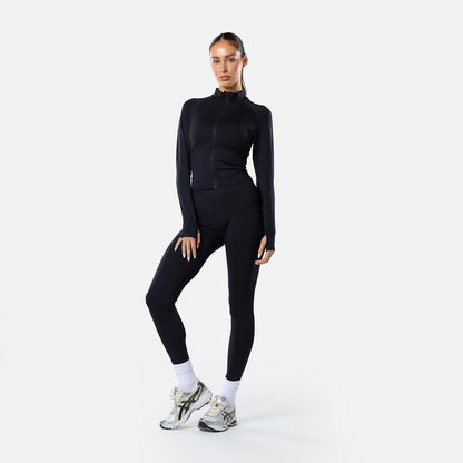 Enhance Seamless Full Zip | Black