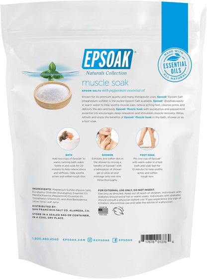Epsoak Muscle Soak Epsom Salt 907g