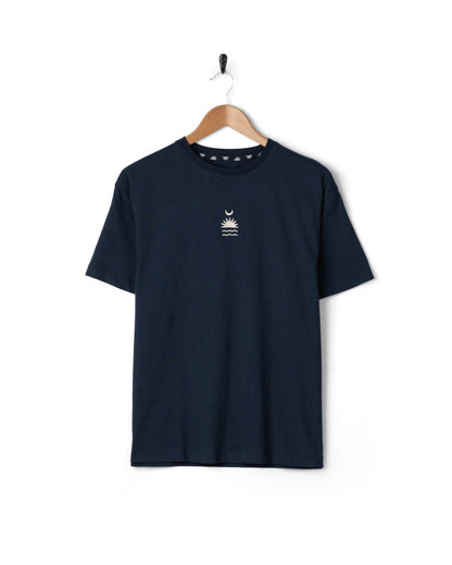 Equinox Womens Oversized Short Sleeve T-Shirt in Blue