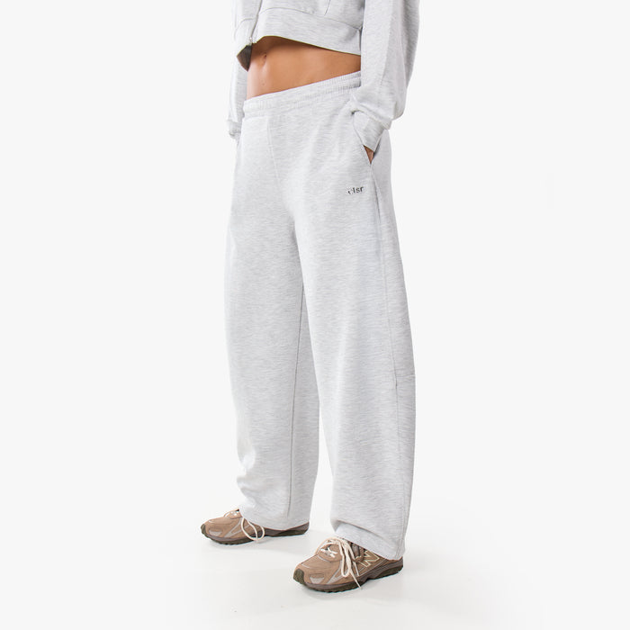 Essential Lightweight Scuba Barrel Leg Jogger | Grey Marl