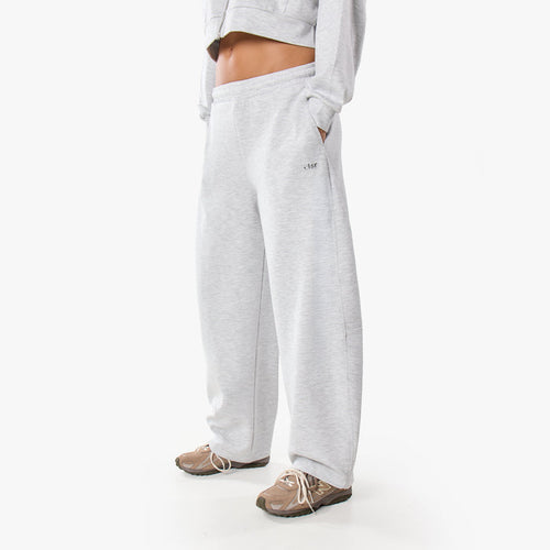 Essential Lightweight Scuba Barrel Leg Jogger | Grey Marl