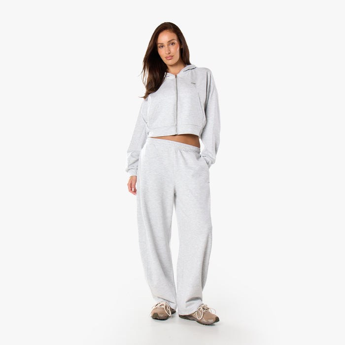 Essential Lightweight Scuba Barrel Leg Jogger | Grey Marl
