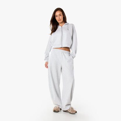 Essential Lightweight Scuba Barrel Leg Jogger | Grey Marl