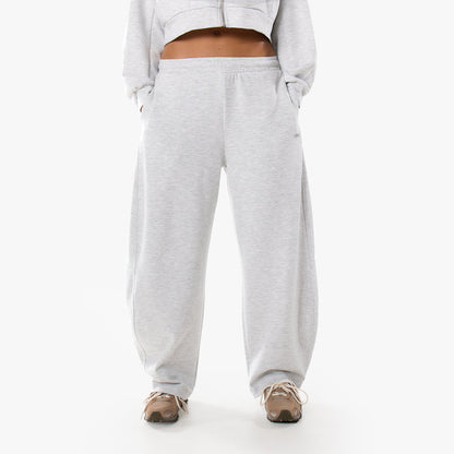 Essential Lightweight Scuba Barrel Leg Jogger | Grey Marl