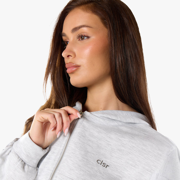 Essential Lightweight Scuba Barrel Leg Tracksuit | Grey Marl