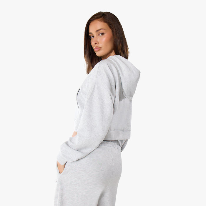 Essential Lightweight Scuba Barrel Leg Tracksuit | Grey Marl